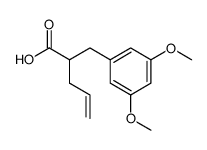 2-(3,5-dimethoxybenzyl)pent-4-enoic acid Structure