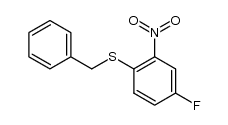 1-(benzylsulfanyl)-4-fluoro-2-nitrobenzene Structure