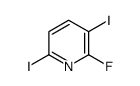 2-fluoro-3,6-diiodopyridine Structure