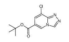 tert-butyl 8-chloro[1,2,4]triazolo[4,3-a]pyridine-6-carboxylate结构式