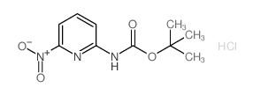 tert-Butyl (6-nitropyridin-2-yl)carbamate hydrochloride structure