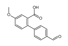 2-(4-formylphenyl)-5-methoxybenzoic acid结构式