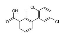 3-(2,5-dichlorophenyl)-2-methylbenzoic acid结构式