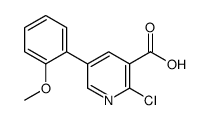 2-chloro-5-(2-methoxyphenyl)pyridine-3-carboxylic acid Structure