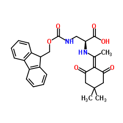 (S)-3-((((9H-芴-9-基)甲氧基)羰基)氨基)-2-((1-(4,4-二甲基-2,6-二氧代环己亚基)乙基)氨基)丙酸图片