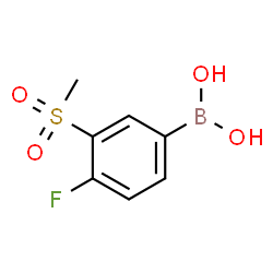 4-Fluoro-3-(methanesulfonyl)phenylboronic acid picture