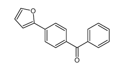 [4-(Furan-2-yl)phenyl](phenyl)methanone structure