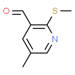 5-Methyl-2-(methylthio)nicotinaldehyde Structure
