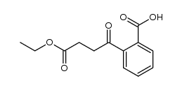 ethyl-4-(o-carboxyphenyl)-4-oxo-butanoate结构式