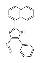 1-(4-nitroso-5-phenyl-1H-pyrrol-2-yl)isoquinoline结构式