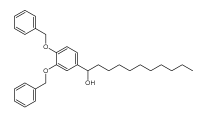 1-(3,4-bis(benzyloxy)phenyl)undecan-1-ol Structure