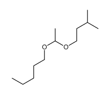 acetaldehyde 3-methyl butyl pentyl acetal Structure