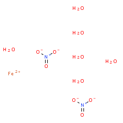 Iron(II) nitrate hexahydrate. Structure