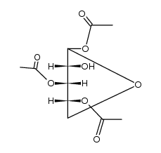 1,3,4-tri-O-acetyl-β-D-xylopyranose Structure