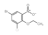5-溴-1-氯-2-乙氧基-3-硝基苯结构式