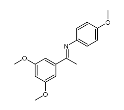 N-(1-(3,5-dimethoxyphenyl)ethylidene)-4-methoxyaniline Structure