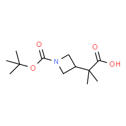 2-{1-[(tert-butoxy)carbonyl]azetidin-3-yl}-2-methylpropanoic acid Structure