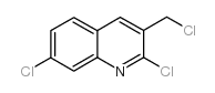 3-CHLOROMETHYL-2,7-DICHLOROQUINOLINE Structure