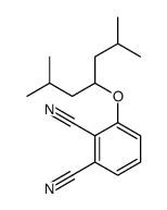 3-(2,6-dimethylheptan-4-yloxy)benzene-1,2-dicarbonitrile结构式