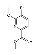 methyl 5-bromo-6-methoxypyridine-2-carboximidoate Structure