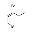 1,3-dibromo-4-methylpent-2-ene Structure