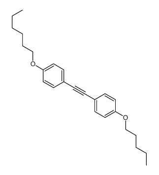 1-hexoxy-4-[2-(4-pentoxyphenyl)ethynyl]benzene Structure