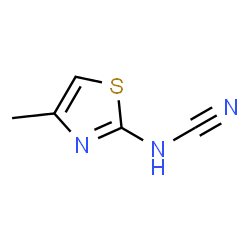 Cyanamide,(4-methyl-2-thiazolyl)- (9CI) Structure