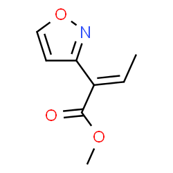 3-Isoxazoleaceticacid,-alpha--ethylidene-,methylester,(E)-(9CI) Structure