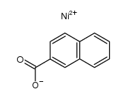 [2]naphthoic acid , nickel (II)-salt结构式