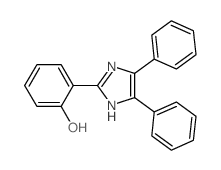 Phenol,2-(4,5-diphenyl-1H-imidazol-2-yl)- Structure