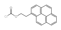 2-(1-PYRENYL)ETHYL CHLOROFORMATE结构式