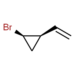 Cyclopropane, 1-bromo-2-ethenyl-, cis- (9CI) Structure