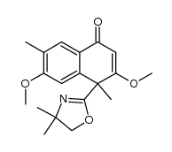 4-(4,4-dimethyl-4,5-dihydrooxazol-2-yl)-3,6-dimethoxy-4,7-dimethylnaphthalen-1(4H)-one结构式