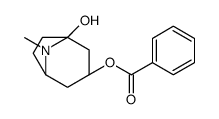 [(1R,3R,5R)-5-hydroxy-8-methyl-8-azabicyclo[3.2.1]octan-3-yl] benzoate结构式