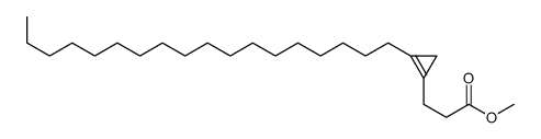 methyl 3-(2-octadecylcyclopropen-1-yl)propanoate结构式