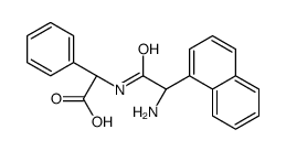 (2R)-2-[[(2R)-2-amino-2-naphthalen-1-ylacetyl]amino]-2-phenylacetic acid结构式