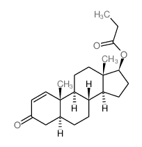 Androst-1-en-3-one,17-(1-oxopropoxy)-, (5a,17b)- (9CI)结构式