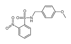 N-[(4-methoxyphenyl)methyl]-2-nitrobenzenesulfonamide Structure