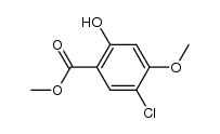 methyl 5-chloro-2-hydroxy-4-methoxybenzoate Structure