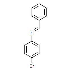 (E)-N-BENZYLIDENE-4-BROMOANILINE结构式