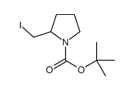 tert-Butyl 2-(iodomethyl)-1-pyrrolidinecarboxylate Structure