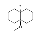 8a-methoxy-4a-methyl-decalin结构式