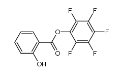 salicylic acid pentafluorophenyl ester结构式