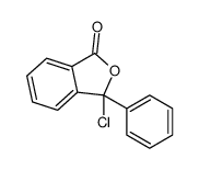 3-chloro-3-phenyl-2-benzofuran-1-one结构式