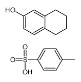 4-methylbenzenesulfonic acid,5,6,7,8-tetrahydronaphthalen-2-ol结构式