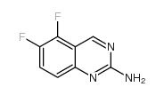 2-氨基-5,6-二氟喹唑啉结构式