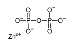 diphosphoric acid, zinc salt Structure