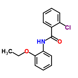 2-Chloro-N-(2-ethoxyphenyl)benzamide Structure