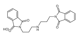 2-[3-[3-(1,3-dioxoisoindol-2-yl)propylamino]propyl]isoindole-1,3-dione,hydrochloride结构式