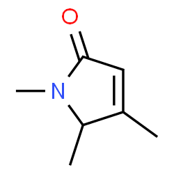 2H-Pyrrol-2-one,1,5-dihydro-1,4,5-trimethyl-(9CI)结构式